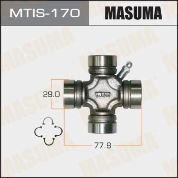 MASUMA MTIS-170 - Шарнир, продольный вал autospares.lv