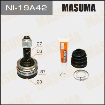 MASUMA NI19A42 - Шарнирный комплект, ШРУС, приводной вал autospares.lv