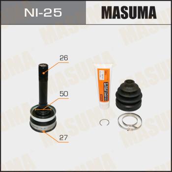 MASUMA NI-25 - Шарнирный комплект, ШРУС, приводной вал autospares.lv