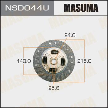 MASUMA NSD044U - Диск сцепления, фрикцион autospares.lv