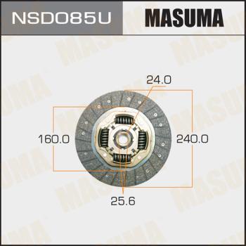 MASUMA NSD085U - Диск сцепления, фрикцион autospares.lv