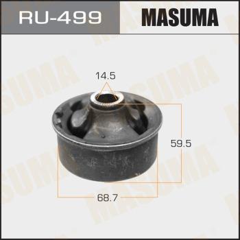 MASUMA RU-499 - Сайлентблок, рычаг подвески колеса autospares.lv