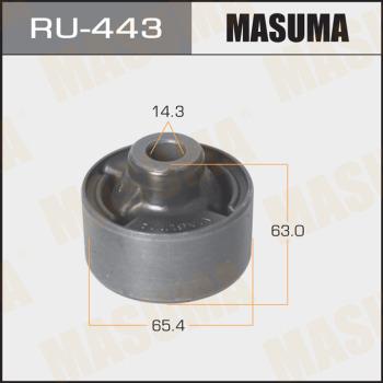 MASUMA RU-443 - Сайлентблок, рычаг подвески колеса autospares.lv