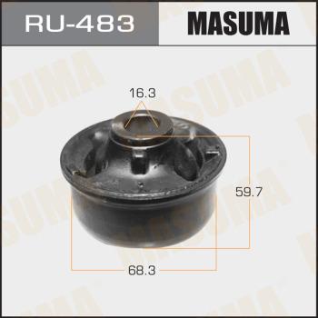 MASUMA RU-483 - Сайлентблок, рычаг подвески колеса autospares.lv