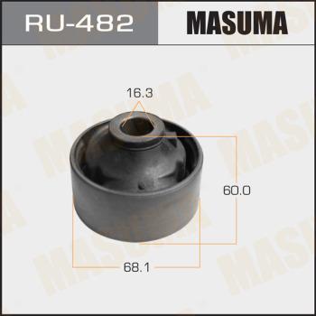 MASUMA RU-482 - Сайлентблок, рычаг подвески колеса autospares.lv