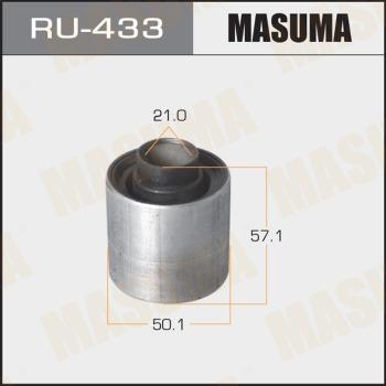 MASUMA RU-433 - Сайлентблок, рычаг подвески колеса autospares.lv