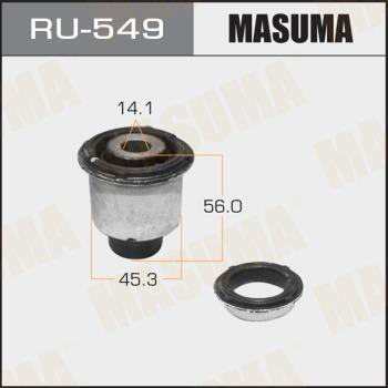 MASUMA RU-549 - Сайлентблок, рычаг подвески колеса autospares.lv