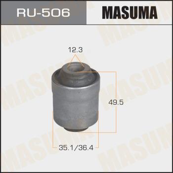 MASUMA RU-506 - Сайлентблок, рычаг подвески колеса autospares.lv