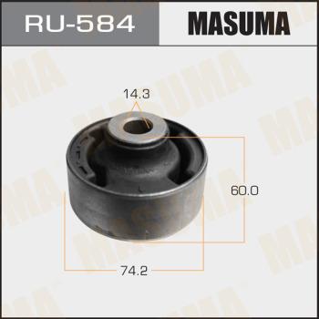 MASUMA RU-584 - Сайлентблок, рычаг подвески колеса autospares.lv