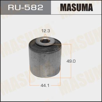 MASUMA RU-582 - Сайлентблок, рычаг подвески колеса autospares.lv