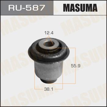 MASUMA RU-587 - Сайлентблок, рычаг подвески колеса autospares.lv