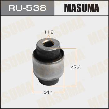 MASUMA RU-538 - Сайлентблок, рычаг подвески колеса autospares.lv