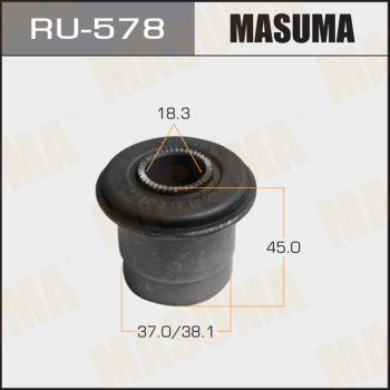 MASUMA RU-578 - Сайлентблок, рычаг подвески колеса autospares.lv