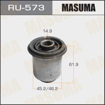 MASUMA RU-573 - Сайлентблок, рычаг подвески колеса autospares.lv