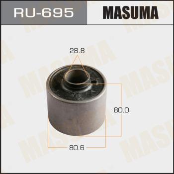 MASUMA RU-695 - Сайлентблок, рычаг подвески колеса autospares.lv