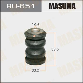 MASUMA RU651 - Втулка, рычаг подвески колеса autospares.lv