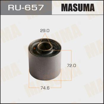 MASUMA RU-657 - Сайлентблок, рычаг подвески колеса autospares.lv