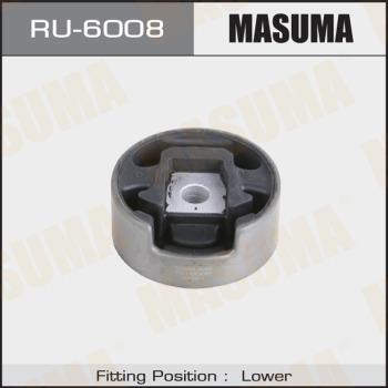 MASUMA RU-6008 - Подушка, опора, подвеска двигателя autospares.lv