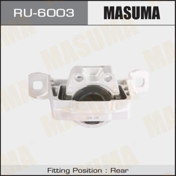 MASUMA RU6003 - Подушка, опора, подвеска двигателя autospares.lv