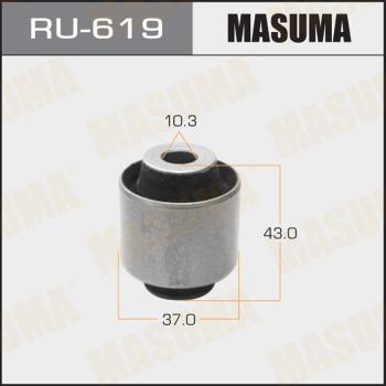 MASUMA RU-619 - Сайлентблок, рычаг подвески колеса autospares.lv