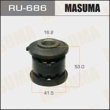 MASUMA RU-686 - Сайлентблок, рычаг подвески колеса autospares.lv