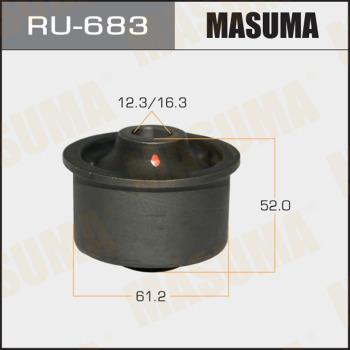 MASUMA RU-683 - Сайлентблок, рычаг подвески колеса autospares.lv