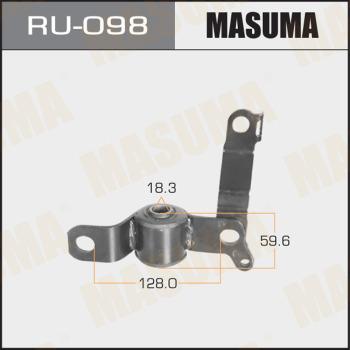 MASUMA RU-098 - Сайлентблок, рычаг подвески колеса autospares.lv