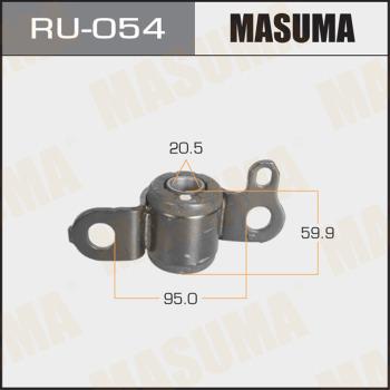 MASUMA RU-054 - Сайлентблок, рычаг подвески колеса autospares.lv