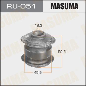 MASUMA RU-051 - Сайлентблок, рычаг подвески колеса autospares.lv