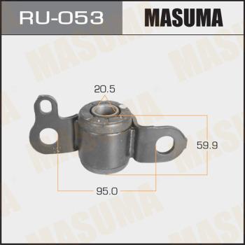 MASUMA RU-053 - Сайлентблок, рычаг подвески колеса autospares.lv