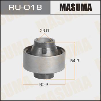 MASUMA RU-018 - Сайлентблок, рычаг подвески колеса autospares.lv