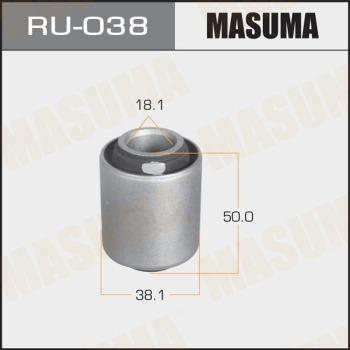 MASUMA RU038 - Сайлентблок, рычаг подвески колеса autospares.lv