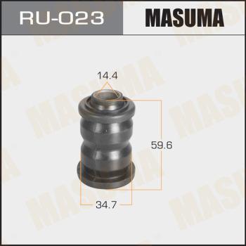 MASUMA RU-023 - Сайлентблок, рычаг подвески колеса autospares.lv