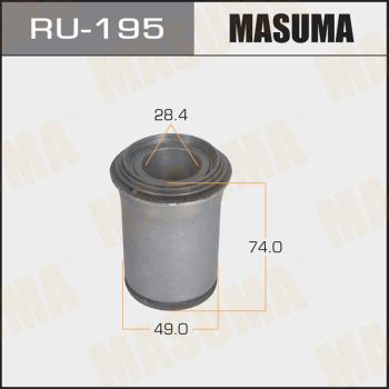 MASUMA RU-195 - Сайлентблок, рычаг подвески колеса autospares.lv