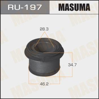 MASUMA RU-197 - Сайлентблок, рычаг подвески колеса autospares.lv