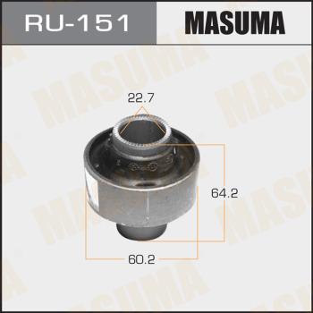 MASUMA RU151 - Сайлентблок, рычаг подвески колеса autospares.lv