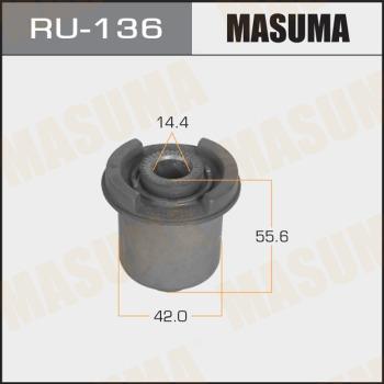 MASUMA RU-136 - Сайлентблок, рычаг подвески колеса autospares.lv
