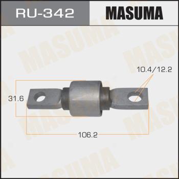 MASUMA RU-342 - Сайлентблок, рычаг подвески колеса autospares.lv