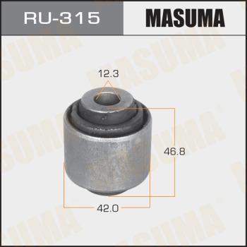 MASUMA RU-315 - Сайлентблок, рычаг подвески колеса autospares.lv