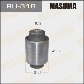 MASUMA RU-318 - Сайлентблок, рычаг подвески колеса autospares.lv