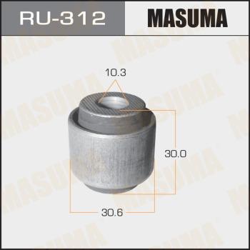 MASUMA RU-312 - Сайлентблок, рычаг подвески колеса autospares.lv