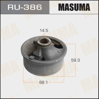 MASUMA RU386 - Сайлентблок, рычаг подвески колеса autospares.lv