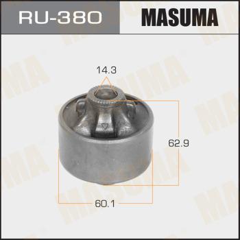 MASUMA RU-380 - Сайлентблок, рычаг подвески колеса autospares.lv