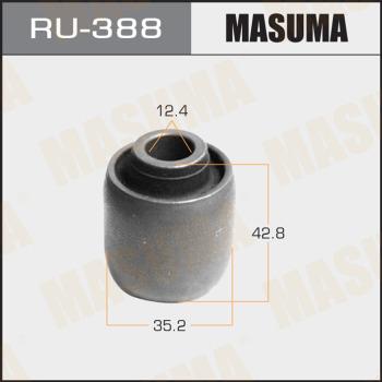 MASUMA RU-388 - Сайлентблок, рычаг подвески колеса autospares.lv