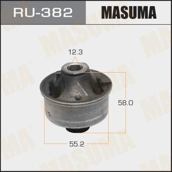 MASUMA RU-382 - Сайлентблок, рычаг подвески колеса autospares.lv