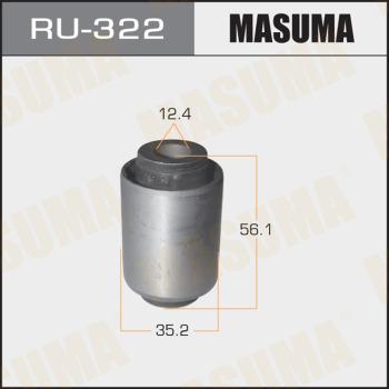 MASUMA RU-322 - Сайлентблок, рычаг подвески колеса autospares.lv