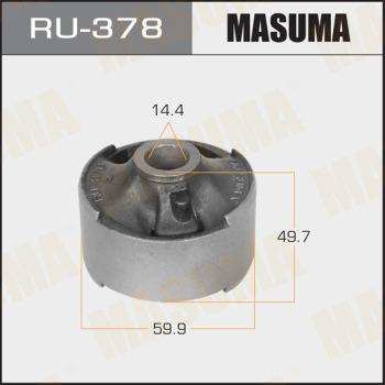 MASUMA RU-378 - Сайлентблок, рычаг подвески колеса autospares.lv