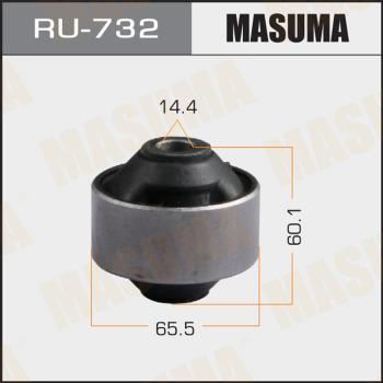 MASUMA RU-732 - Сайлентблок, рычаг подвески колеса autospares.lv