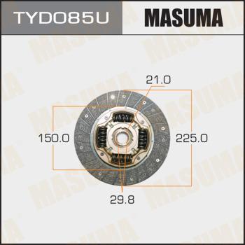 MASUMA TYD085U - Диск сцепления, фрикцион autospares.lv