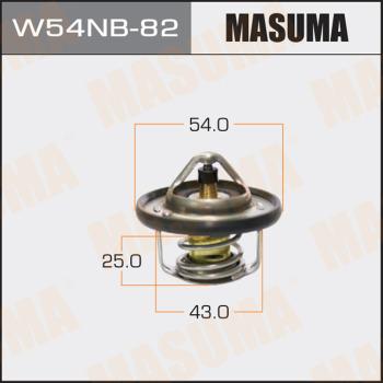 MASUMA W54NB-82 - Термостат охлаждающей жидкости / корпус autospares.lv